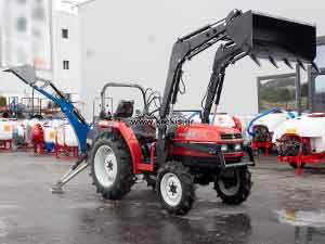 Τρακτέρ με φρέζα Mitsubishi MT265 με κουβά και τσαπάκι